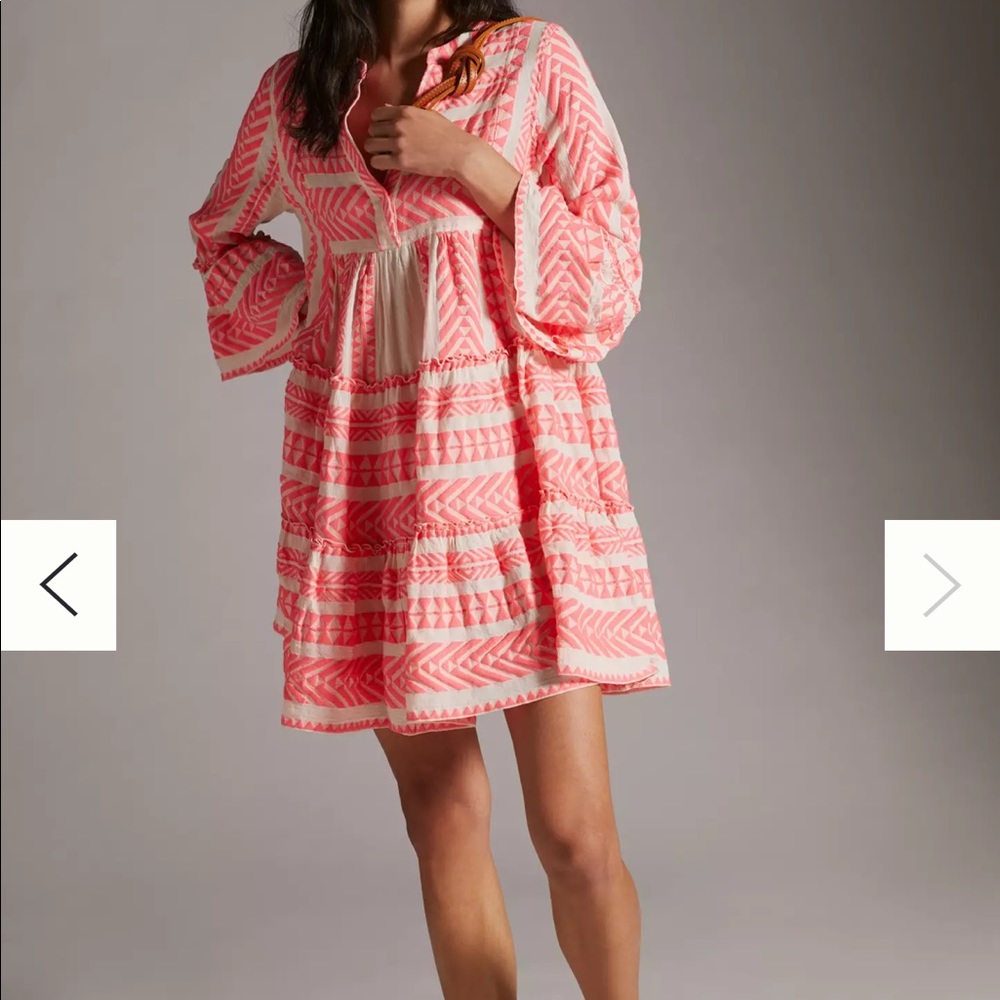 Petra embroidered tunic dress from Devotion